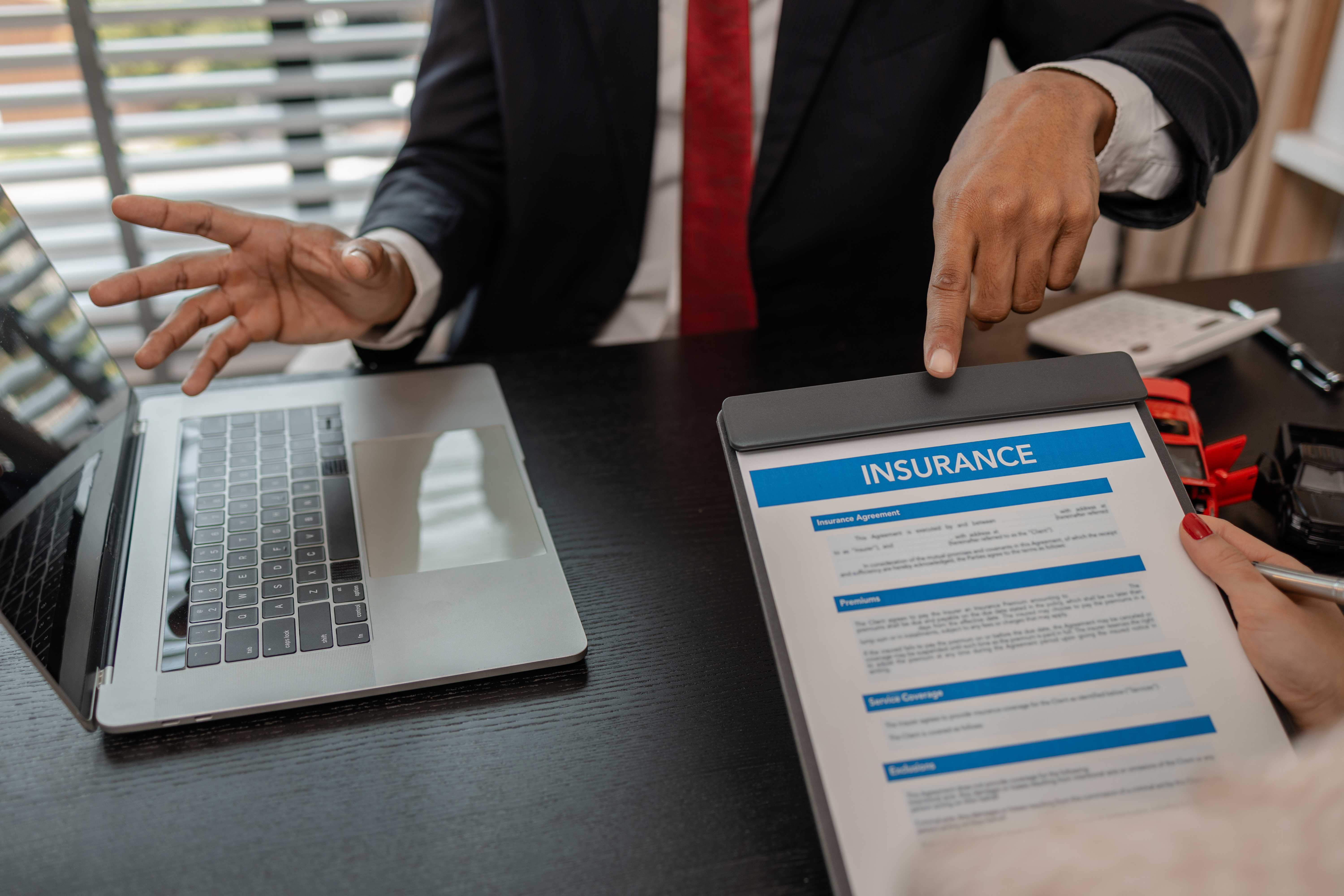 Professional business consultation representing comprehensive general liability insurance coverage for businesses